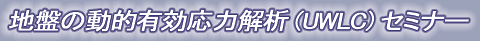 地盤の動的有効応力解析(UWLC)セミナー